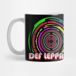 Minimalist Vinyl // Def Leppard Mug